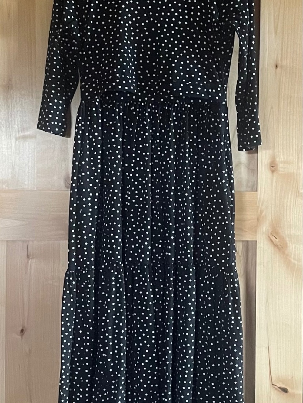 Black Modest Nursing Dress by The Dress Lady